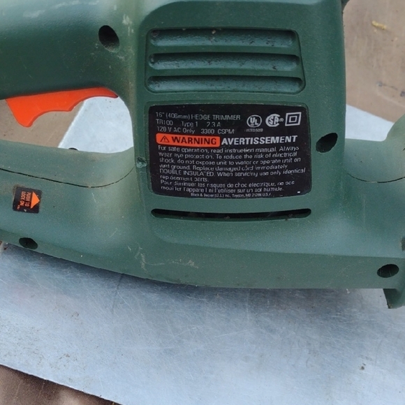 Green and Orange Hedge Trimmer - Picture 1 of 4